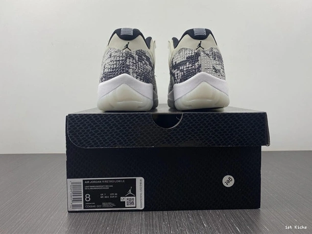 1st Kicks Shoes Low 4107 CD6846- Light Retro Jordan Bone Snake 11 Practical 1014